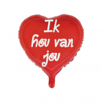 product image Hartjes ballon 'Ik hou van jou'