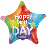product image Ster ballon 'Happy birthday'