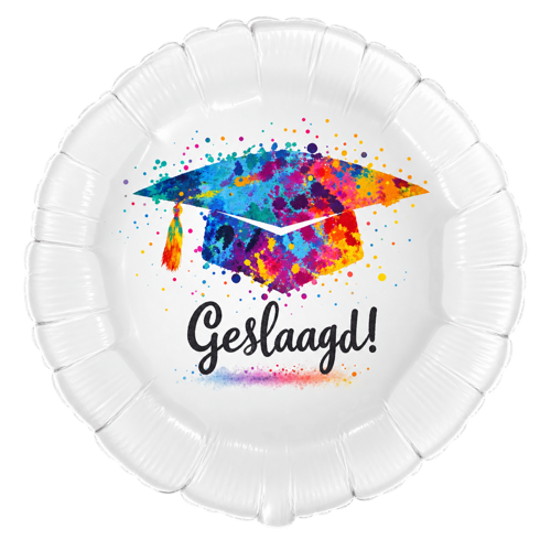 Folieballon Geslaagd