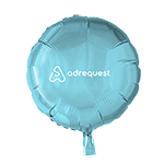 Voorbeeld van de originele bedrukte folieballon