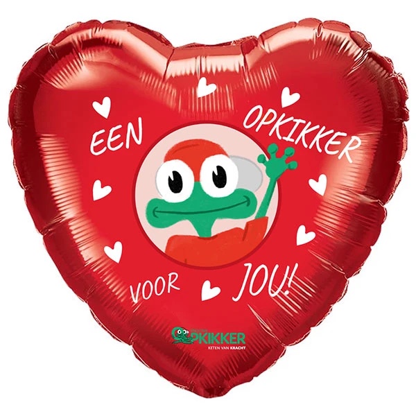 Een opkikker voor jou boven een open Ballonversturen-verzenddoos